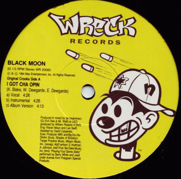 Black Moon : I Got Cha Opin / Reality (Killing Every...) (12")