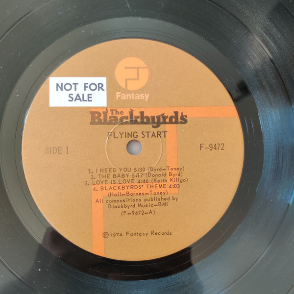 The Blackbyrds : Flying Start (LP, Album, Gat)