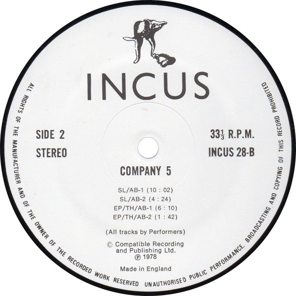 Company (2) : Company 5 (LP, Album)