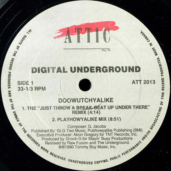 Digital Underground : Doowutchyalike / Packet Man (12")