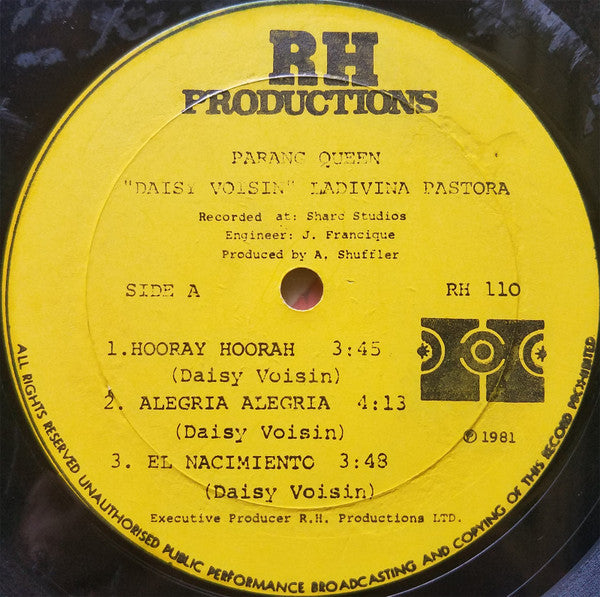 Daisy Voisin : Parang Queen (LP, Album, Yel)