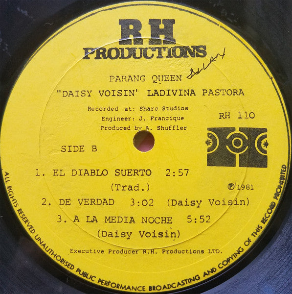 Daisy Voisin : Parang Queen (LP, Album, Yel)