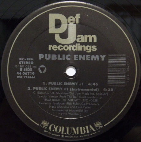 Public Enemy : Public Enemy #1 (12", Pla)