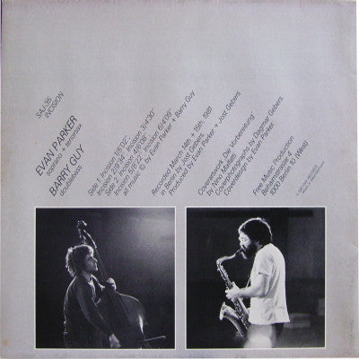 Evan Parker / Barry Guy : Incision (LP, Album)