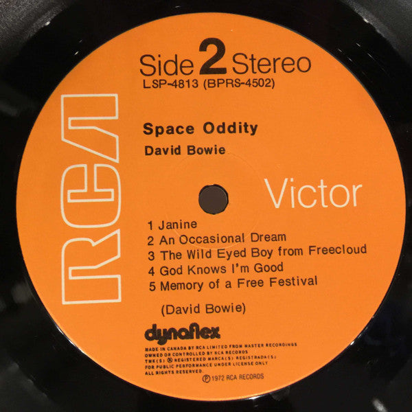 David Bowie : Space Oddity (LP, Album, RE)