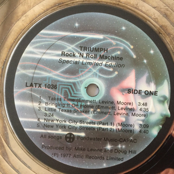 Triumph (2) : Rock & Roll Machine (LP, Album, Ltd, Sil)