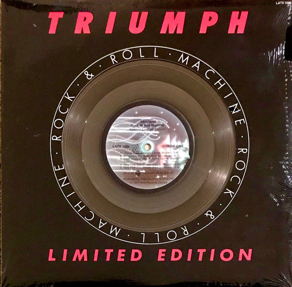Triumph (2) : Rock & Roll Machine (LP, Album, Ltd, Sil)