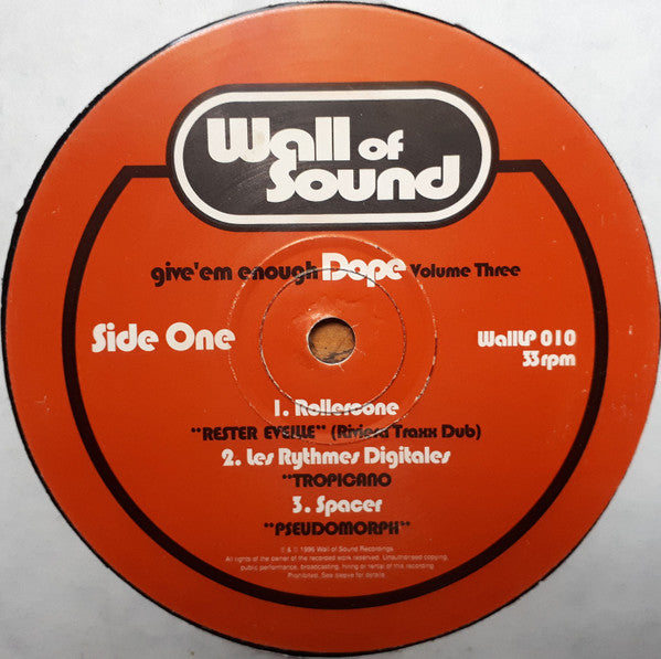 Various : Give 'Em Enough Dope Volume Three (2xLP, Comp)