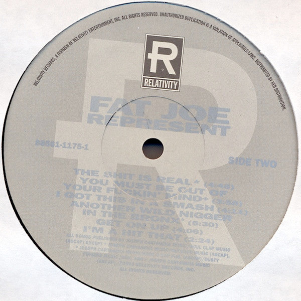 Fat Joe : Represent (LP, Album, RP)
