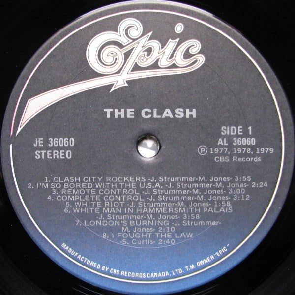 The Clash : The Clash (LP, Album, RE)