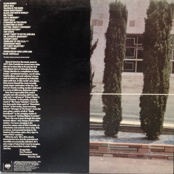Elvis Costello : Taking Liberties (LP, Album, Comp)