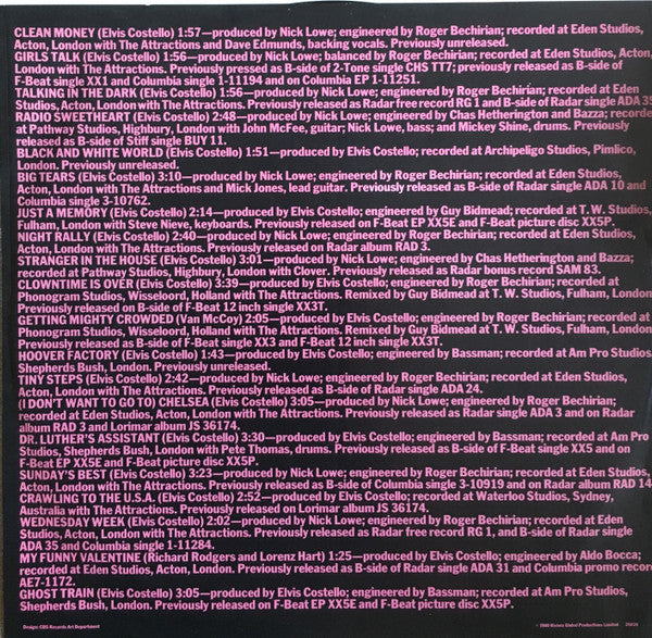 Elvis Costello : Taking Liberties (LP, Album, Comp)