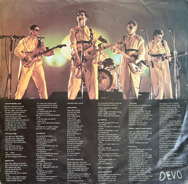 Devo : Q: Are We Not Men? A: We Are Devo! (LP, Album, Mar)