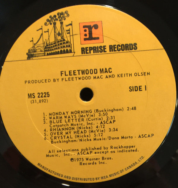 Fleetwood Mac : Fleetwood Mac (LP, Album, Tex)