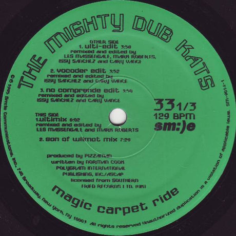 The Mighty Dub Kats* : Magic Carpet Ride (12")