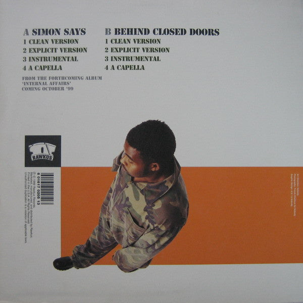 Pharoahe Monch : Simon Says / Behind Closed Doors (12")