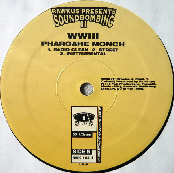 Eminem / Pharoahe Monch & Shabaam Sahdeeq : Any Man / WWIII (12")