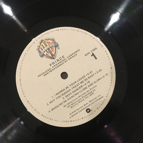 Prince : Prince (LP, Album, Jac)