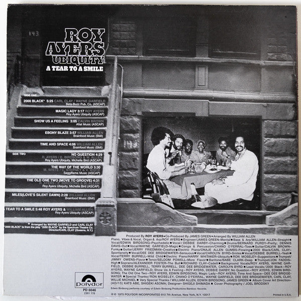 Roy Ayers Ubiquity : A Tear To A Smile (LP, Album, RE)