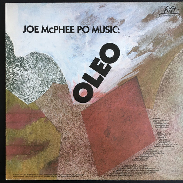 Joe McPhee Po Music : Oleo (LP, Album)