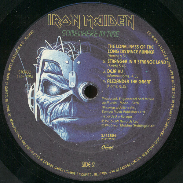 Iron Maiden : Somewhere In Time (LP, Album)