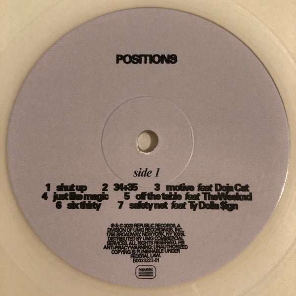 Ariana Grande : Positions (LP, Album, Ltd, Glo)