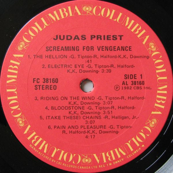 Judas Priest : Screaming For Vengeance (LP, Album)