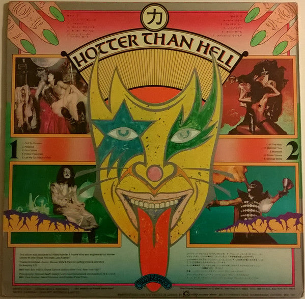 Kiss : Hotter Than Hell (LP, Album, Qua)