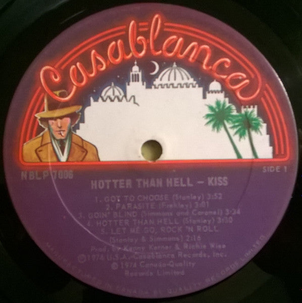 Kiss : Hotter Than Hell (LP, Album, Qua)
