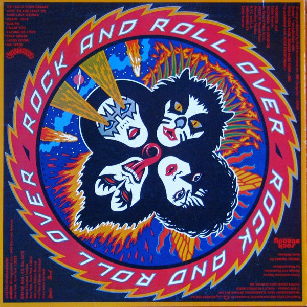 Kiss : Rock And Roll Over (LP, Album)
