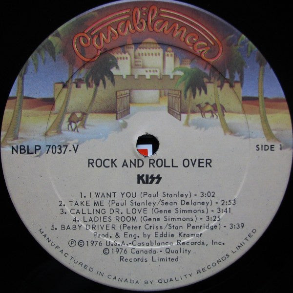 Kiss : Rock And Roll Over (LP, Album)