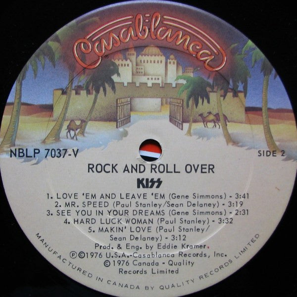Kiss : Rock And Roll Over (LP, Album)