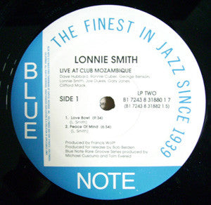 Lonnie Smith : Live At Club Mozambique (2xLP, Album, RM)