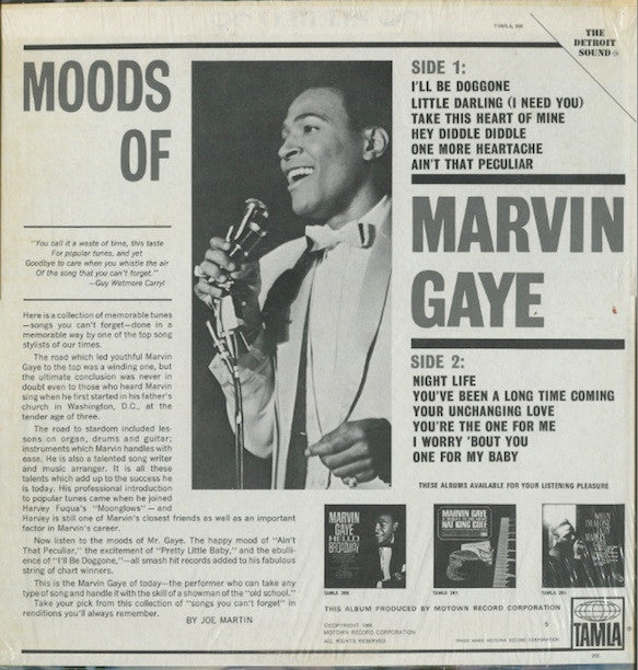 Marvin Gaye : Moods Of Marvin Gaye (LP, Album, Mono, Roc)