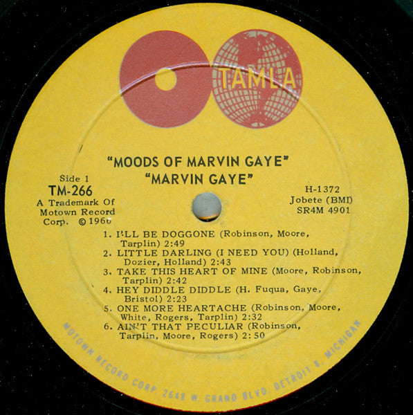 Marvin Gaye : Moods Of Marvin Gaye (LP, Album, Mono, Roc)