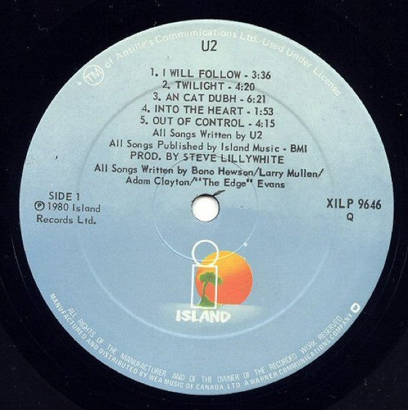 U2 : Boy (LP, Album, Qua)