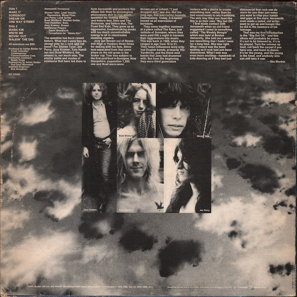 Aerosmith : Aerosmith (LP, Album, M/Print)