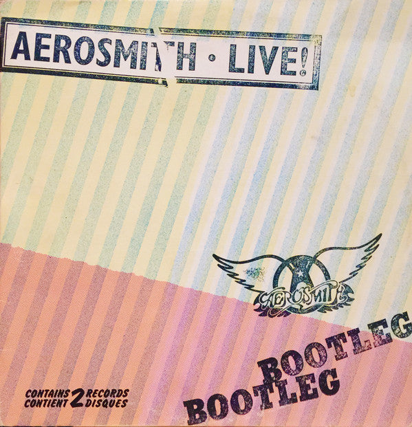 Aerosmith : Live! Bootleg (2xLP, Album, Gat)