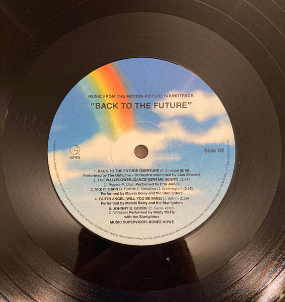 Various : Music from the Motion Picture Soundtrack-Back To The Future (LP, Album, Comp, RP)