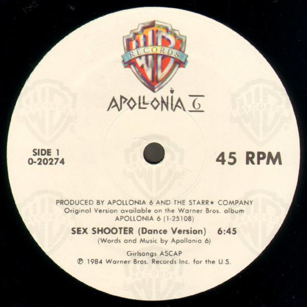 Apollonia 6 : Sex Shooter (12", Maxi, All)