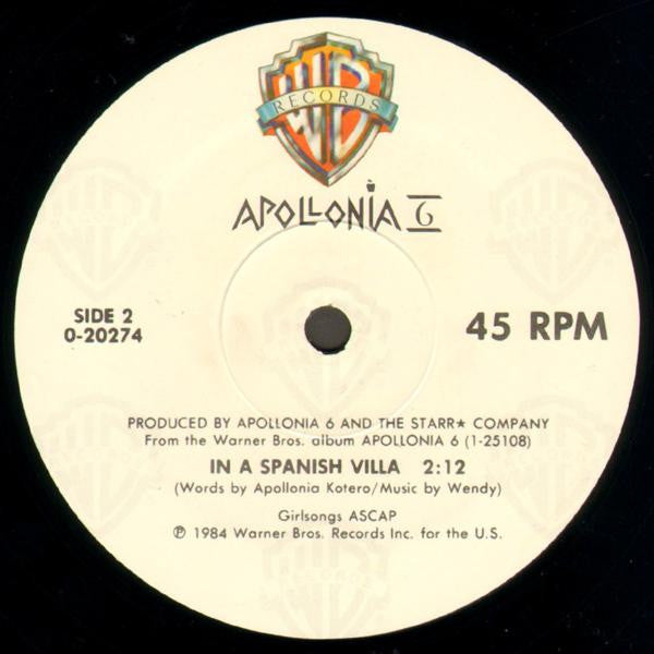 Apollonia 6 : Sex Shooter (12", Maxi, All)