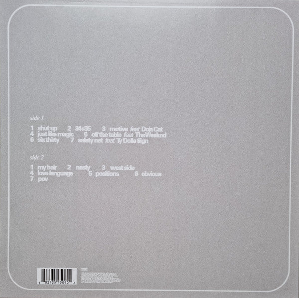 Ariana Grande : Positions (LP, Album, Cok)