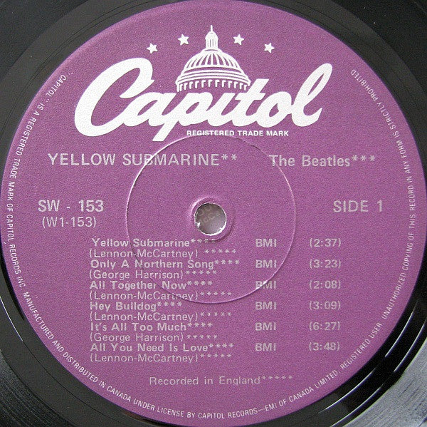 The Beatles : Yellow Submarine (LP, Album, RE)