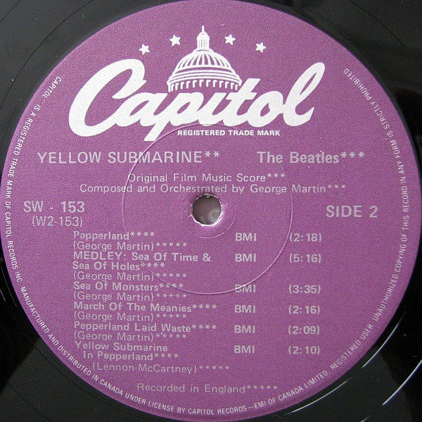 The Beatles : Yellow Submarine (LP, Album, RE)