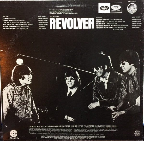 The Beatles : Revolver (LP, Album, RE, 2nd)