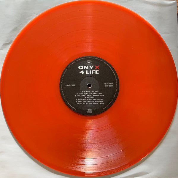 Onyx : Onyx 4 Life (LP, Album, Ltd, Ora)