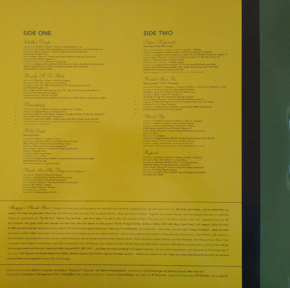 Shaggy : Clothes Drop (2xLP, Album, Gat)