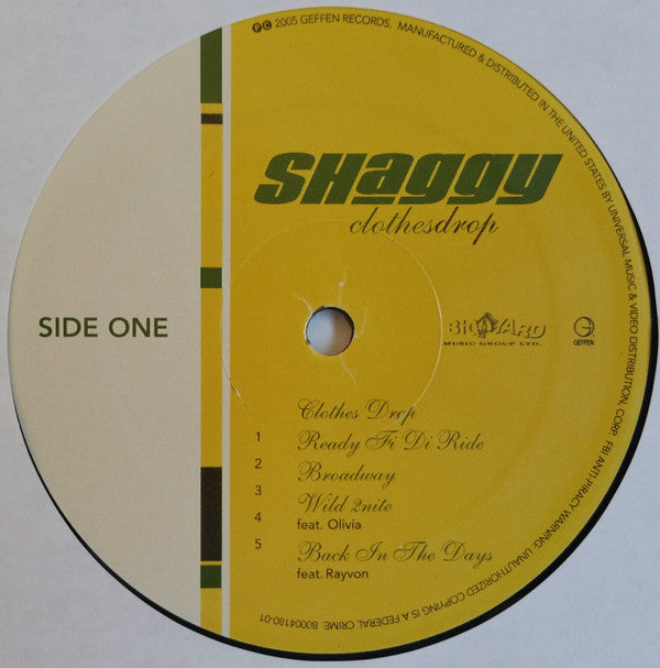 Shaggy : Clothes Drop (2xLP, Album, Gat)
