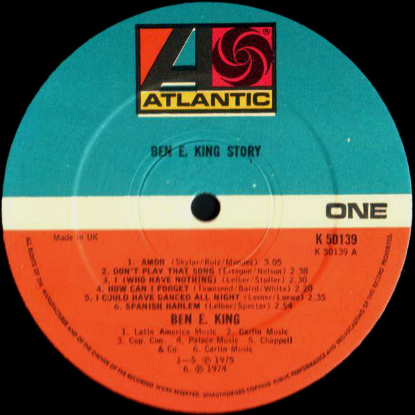 Ben E. King : The Ben E. King Story (LP, Album, Comp)