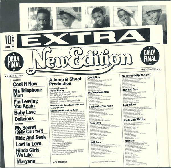 New Edition : New Edition (LP, Album)